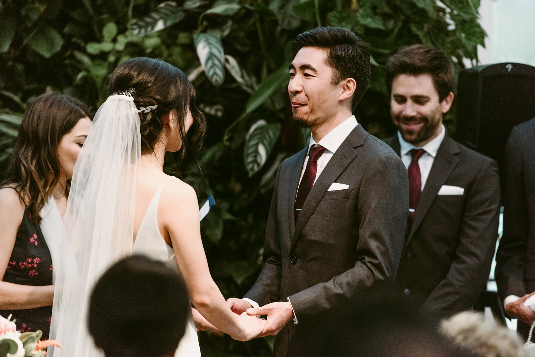 V+S // A Wedding at The San Francisco Conservatory of Flowers – Julie ...
